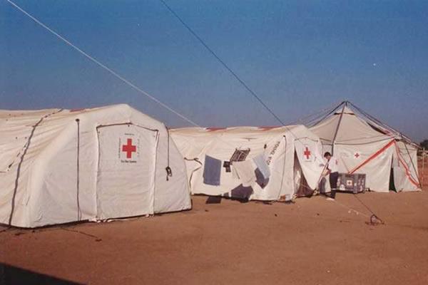 لاجئ خيمة عمليّة بيع