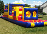 Big Inflatable Obstacle Course Bounce House For Outdoor Game 2 Years Warranty