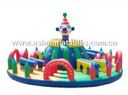 Inflatable Roung Playground With A Towen In Center For Chilren Amusement Park