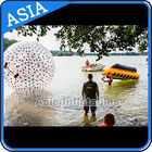 Transparent 1.0mm PVC Aqua Zorbing Ball With Color Dots For Pool Use