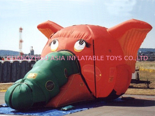 Outdoor Inflatable Elephent Tunnel Game For Children Park Games