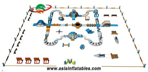 بحيرة 0.9mm PVC نفخ الحديقة المائية للأطفال